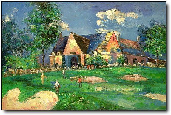 yxr0042 impressionism sport golf Oil Paintings